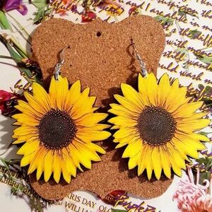 Sunflower Earrings